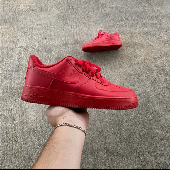 nike af1 triple red